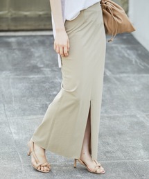 トリコットマキシスカート