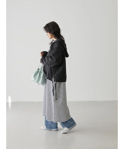 AMERICAN HOLIC(アメリカンホリック)の「アノラックパーカー(マウンテンパーカー・レディース・ネイビー/アイボリー・M/L)」の5枚目の写真