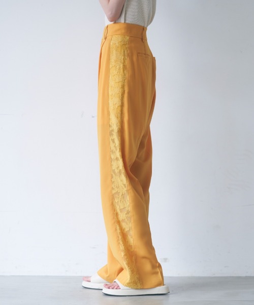 VACANCY（ヴァカンシー）の「SETUPヴィンテージレースストレートラインパンツ（その他パンツ・レディース・ブラック/イエロー/ブルー・SMALL/MEDIUM/LARGE）」の19枚目の写真