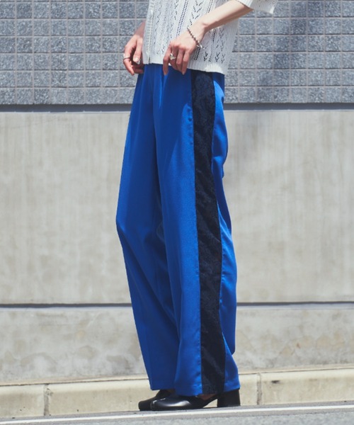 VACANCY（ヴァカンシー）の「SETUPヴィンテージレースストレートラインパンツ（その他パンツ・レディース・ブラック/イエロー/ブルー・SMALL/MEDIUM/LARGE）」の10枚目の写真