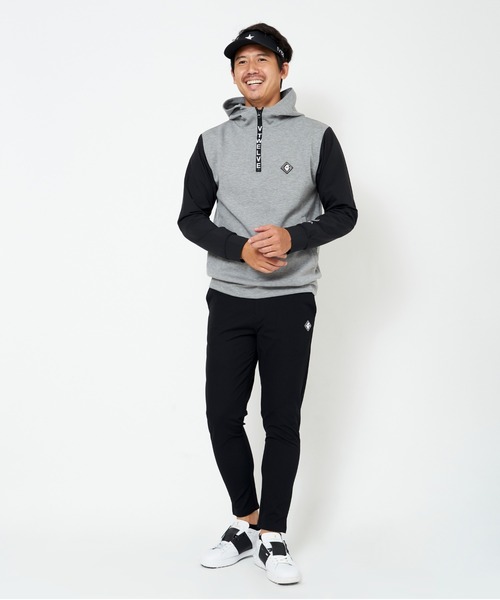 V12(ヴィ トゥエルヴ)の「HALF LOGO ZIP HOODIE(その他アウター・メンズ・ブラック/グレー・M/L/XL)」の14枚目の写真