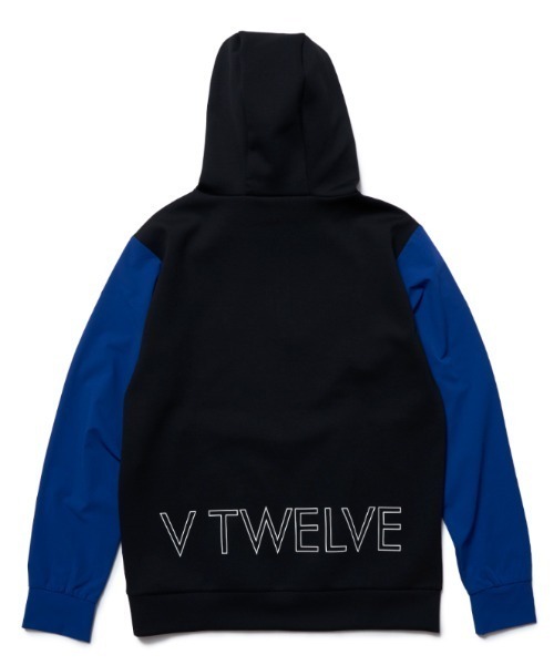 V12(ヴィ トゥエルヴ)の「HALF LOGO ZIP HOODIE(その他アウター・メンズ・ブラック/グレー・M/L/XL)」の6枚目の写真