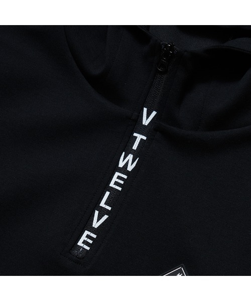 V12(ヴィ トゥエルヴ)の「HALF LOGO ZIP HOODIE(その他アウター・メンズ・ブラック/グレー・M/L/XL)」の12枚目の写真