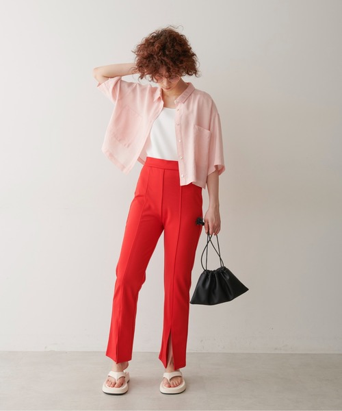 FREE'S MART(フリーズマート)の「◆ポンチフロントスリットパンツ(その他パンツ・レディース・ブラック/レッド/ブルー・SMALL/MEDIUM)」の14枚目の写真