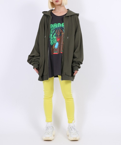 PUNYUS（プニュズ）の「カラーレギンスパンツ（レギンス/スパッツ・レディース・パープル/ピンク/イエロー/レッド/グリーン/ブルー・1/2/4/3）」の18枚目の写真