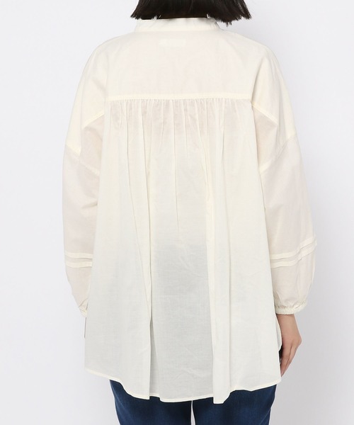 LEPSIM（レプシィム）の「軽やかコットンブラウス[2022春夏]　262886（シャツ/ブラウス・レディース・オフホワイト/ピンク/ブラック/ロイヤルブルー・FREE）」の15枚目の写真