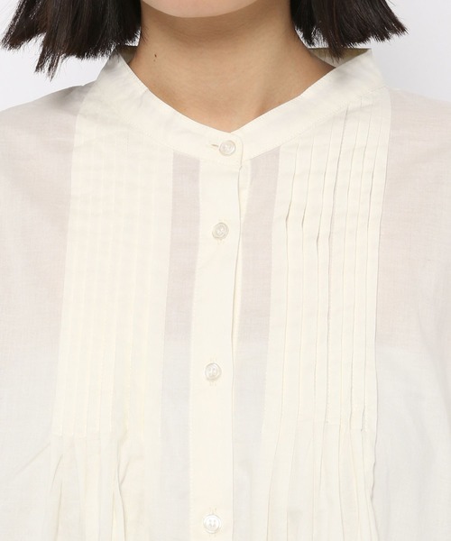 LEPSIM（レプシィム）の「軽やかコットンブラウス[2022春夏]　262886（シャツ/ブラウス・レディース・オフホワイト/ピンク/ブラック/ロイヤルブルー・FREE）」の16枚目の写真