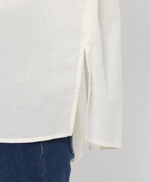 LEPSIM（レプシィム）の「軽やかコットンブラウス[2022春夏]　262886（シャツ/ブラウス・レディース・オフホワイト/ピンク/ブラック/ロイヤルブルー・FREE）」の19枚目の写真