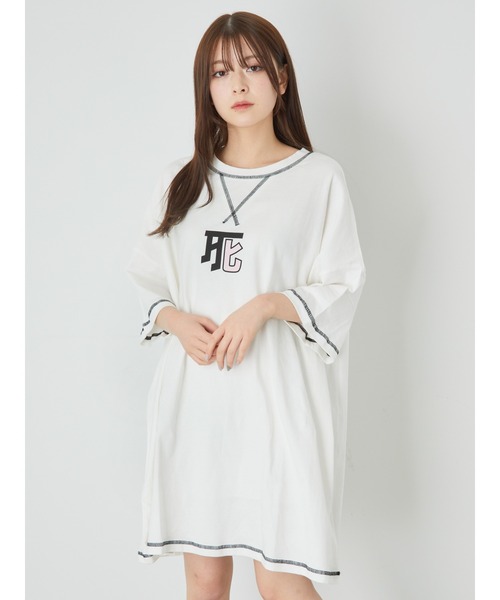 Jamie エーエヌケー（ジェイミーエーエヌケー）の「「死」BIＧTE（Tシャツ/カットソー・レディース・ホワイト/ブラック・M）」の2枚目の写真