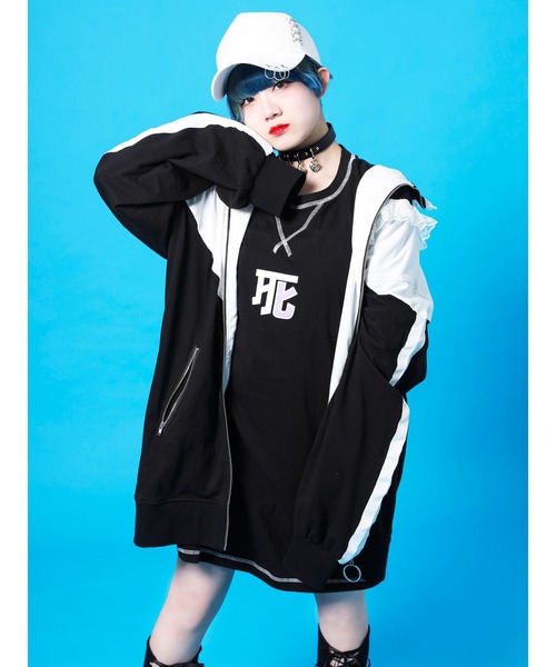 Jamie エーエヌケー（ジェイミーエーエヌケー）の「「死」BIＧTE（Tシャツ/カットソー・レディース・ホワイト/ブラック・M）」の12枚目の写真