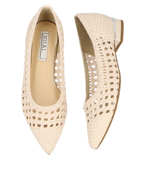 NICAL（ニカル）の「【NICAL】メタリックヒールメッシュパンプス/24111（パンプス・レディース・ゴールド/ベージュ/オレンジ・35/36/37/38/39/40/41）」の13枚目の写真