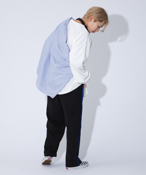 kutir（クティール）の「ライントラックパンツ（その他パンツ・レディース・ブラック/パープル/ネイビー/グリーン・SMALL/MEDIUM/LARGE）」の9枚目の写真