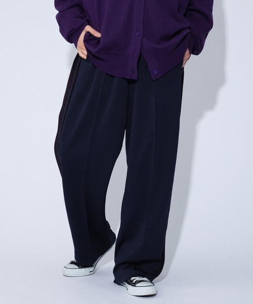 kutir（クティール）の「ライントラックパンツ（その他パンツ・レディース・ブラック/パープル/ネイビー/グリーン・SMALL/MEDIUM/LARGE）」の15枚目の写真