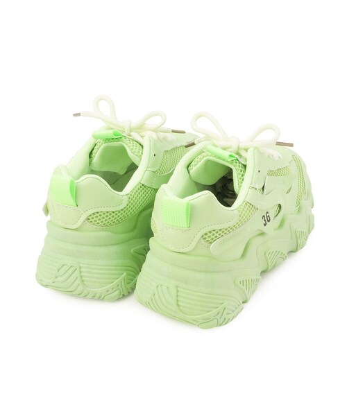 cs T&P（シーエスティーアンドピー）の「メッシュダッドスニーカー（スニーカー・レディース・ホワイト/ベージュ/グリーン/ピンク系・M/L/S/LL）」の8枚目の写真