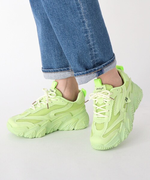 cs T&P（シーエスティーアンドピー）の「メッシュダッドスニーカー（スニーカー・レディース・ホワイト/ベージュ/グリーン/ピンク系・M/L/S/LL）」の12枚目の写真