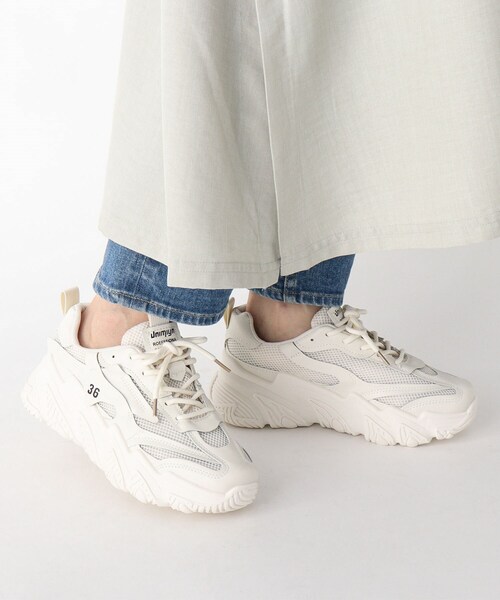 cs T&P（シーエスティーアンドピー）の「メッシュダッドスニーカー（スニーカー・レディース・ホワイト/ベージュ/グリーン/ピンク系・M/L/S/LL）」の13枚目の写真