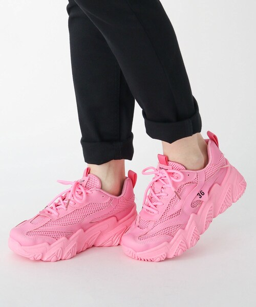 cs T&P（シーエスティーアンドピー）の「メッシュダッドスニーカー（スニーカー・レディース・ホワイト/ベージュ/グリーン/ピンク系・M/L/S/LL）」の14枚目の写真