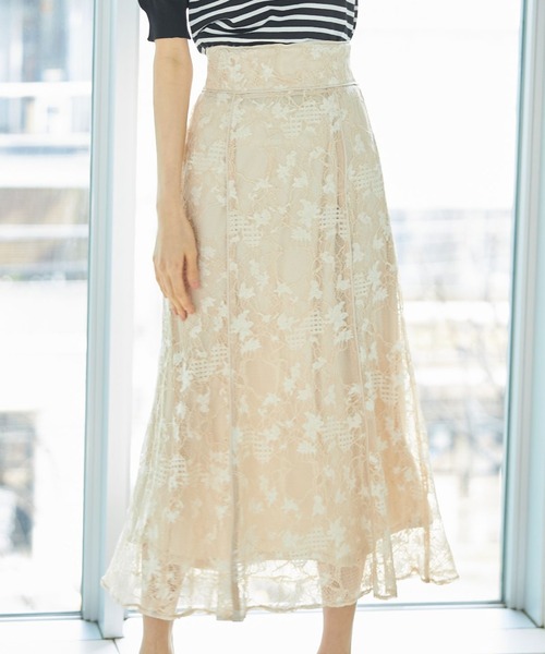 パイピングレースフレアスカート スカート Tocco Closet トッコ クローゼット のファッション通販 Zozotown