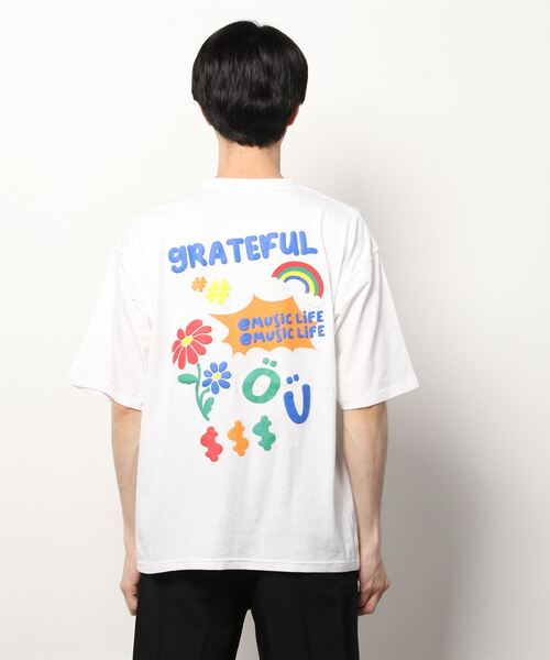 SITRY（シトリー）の「oversize foam print T-shirt/オーバーサイズ 発泡プリント　ラグランTシャツ（Tシャツ/カットソー・メンズ・ホワイト/ブラック/ブルー/グリーン/ホワイト系その他/ブラック系その他/グリーン系その他/ブルー系その他・M/L）」の9枚目の写真