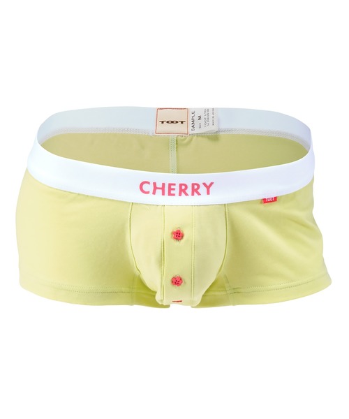 TOOT（トゥート）の「TRUNKS/Cherry Smile Trunks（トランクス・メンズ・ホワイト/ピンク/ライトグリーン・SMALL/MEDIUM/LARGE/X-LARGE）」の2枚目の写真