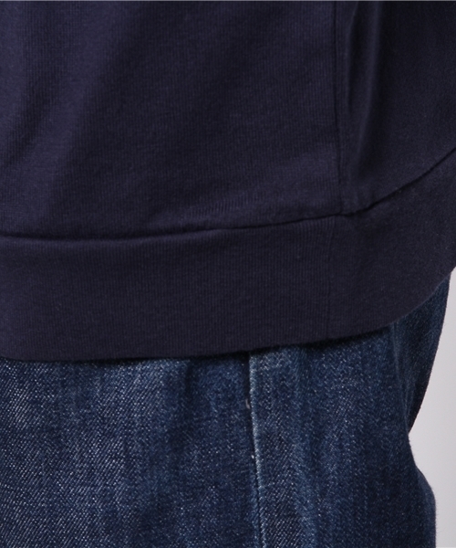 OUTLET（アウトレット）の「【WHO'S WHO gallery】EMポケットL/S（Tシャツ/カットソー・メンズ・ネイビー/オフホワイト・LARGE/MEDIUM）」の8枚目の写真