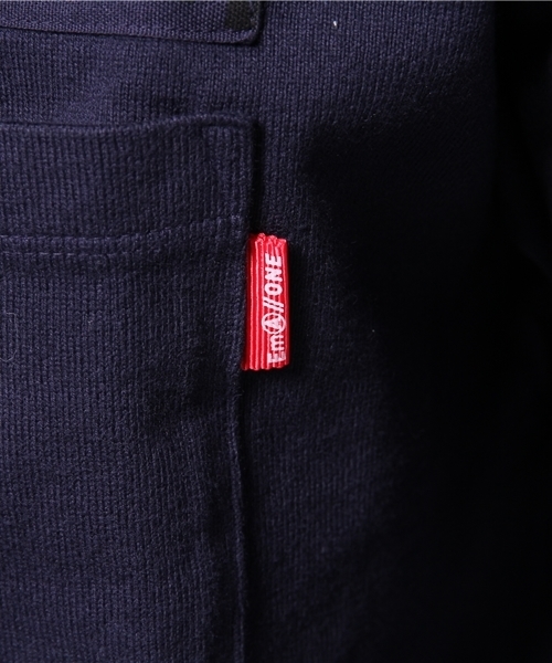 OUTLET（アウトレット）の「【WHO'S WHO gallery】EMポケットL/S（Tシャツ/カットソー・メンズ・ネイビー/オフホワイト・LARGE/MEDIUM）」の10枚目の写真
