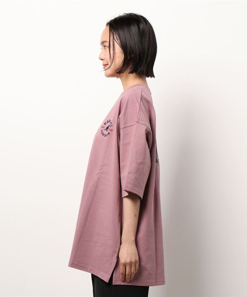 KANGOL（カンゴール）の「【KANGOL】バックロゴＴシャツ（Tシャツ/カットソー・レディース・ピンク/ベージュ・L/M）」の3枚目の写真