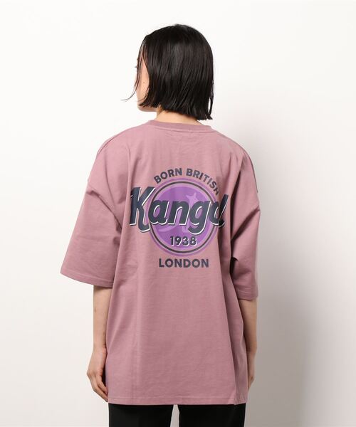 KANGOL（カンゴール）の「【KANGOL】バックロゴＴシャツ（Tシャツ/カットソー・レディース・ピンク/ベージュ・L/M）」の5枚目の写真