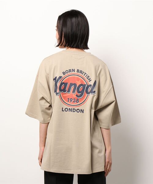 KANGOL（カンゴール）の「【KANGOL】バックロゴＴシャツ（Tシャツ/カットソー・レディース・ピンク/ベージュ・L/M）」の4枚目の写真