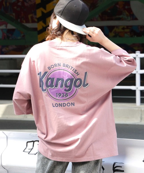 KANGOL（カンゴール）の「【KANGOL】バックロゴＴシャツ（Tシャツ/カットソー・レディース・ピンク/ベージュ・L/M）」の7枚目の写真