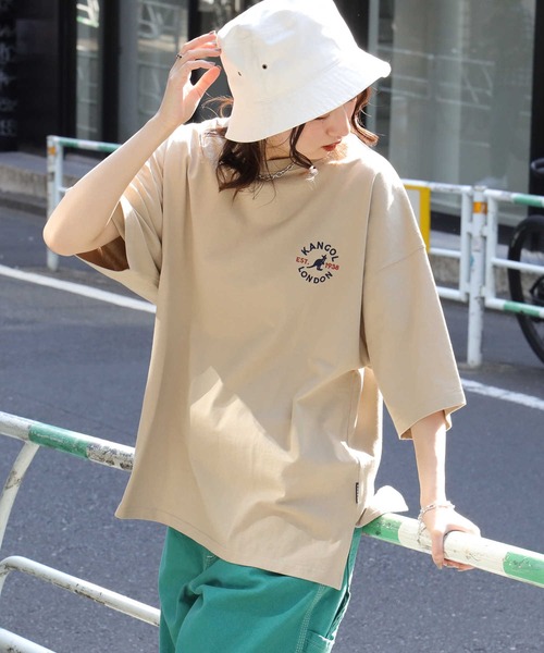 KANGOL（カンゴール）の「【KANGOL】バックロゴＴシャツ（Tシャツ/カットソー・レディース・ピンク/ベージュ・L/M）」の14枚目の写真