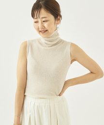 plage | 【R’IAM】ハイネックノースリーブプルオーバー(ニット/セーター)