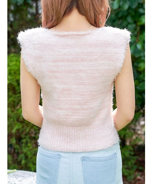 ダーリッチ♡コンパクトシャギーニット/ベージュ/フリーサイズ/美品 キルトロゴシャギーニットトップス – Darich (ダーリッチ)