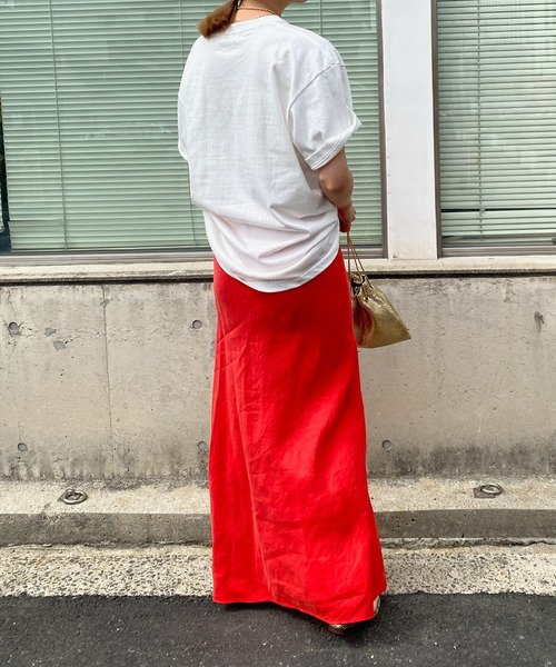 DouDou（ドゥドゥ）の「【WEB限定】Anew プリントTEE（Tシャツ/カットソー・レディース・チャコールグレー/オフホワイト/カーキ・FREE）」の22枚目の写真