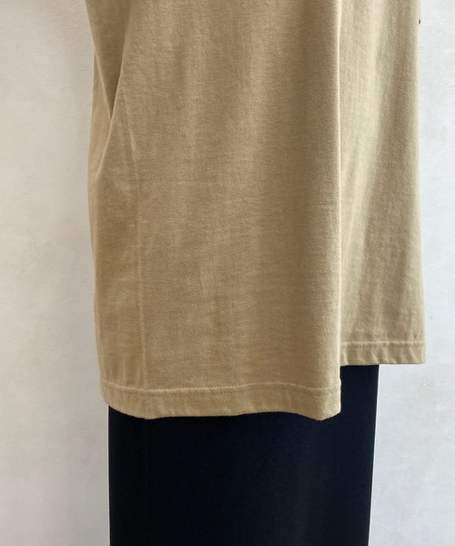 DouDou（ドゥドゥ）の「【WEB限定】Anew プリントTEE（Tシャツ/カットソー・レディース・チャコールグレー/オフホワイト/カーキ・FREE）」の12枚目の写真