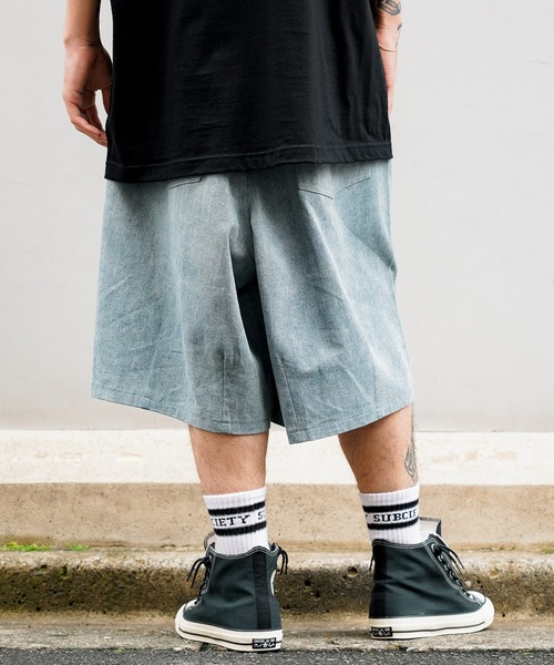 Subciety（サブサエティ）の「DENIM SHORTS（デニムパンツ・メンズ・ブルー/ブラック/ワンウォッシュ・MEDIUM/LARGE/X-LARGE）」の10枚目の写真