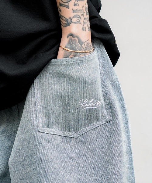 Subciety（サブサエティ）の「DENIM SHORTS（デニムパンツ・メンズ・ブルー/ブラック/ワンウォッシュ・MEDIUM/LARGE/X-LARGE）」の11枚目の写真