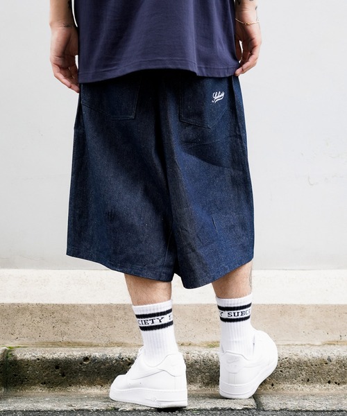 Subciety（サブサエティ）の「DENIM SHORTS（デニムパンツ・メンズ・ブルー/ブラック/ワンウォッシュ・MEDIUM/LARGE/X-LARGE）」の12枚目の写真