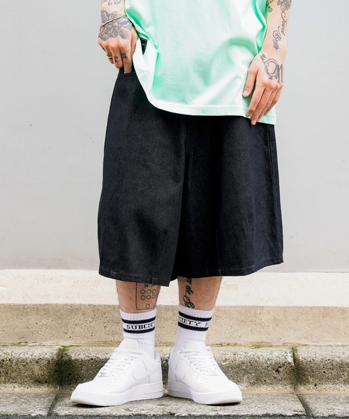 Subciety（サブサエティ）の「DENIM SHORTS（デニムパンツ・メンズ・ブルー/ブラック/ワンウォッシュ・MEDIUM/LARGE/X-LARGE）」の14枚目の写真