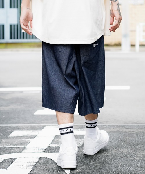 Subciety（サブサエティ）の「DENIM SHORTS（デニムパンツ・メンズ・ブルー/ブラック/ワンウォッシュ・MEDIUM/LARGE/X-LARGE）」の16枚目の写真