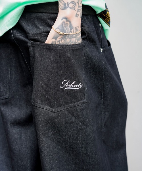 Subciety（サブサエティ）の「DENIM SHORTS（デニムパンツ・メンズ・ブルー/ブラック/ワンウォッシュ・MEDIUM/LARGE/X-LARGE）」の17枚目の写真