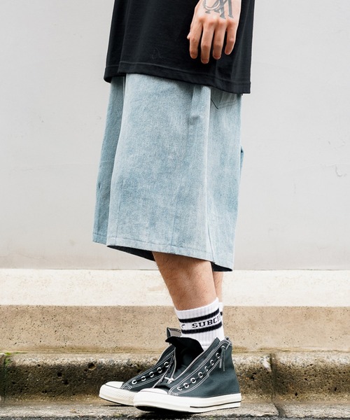 Subciety（サブサエティ）の「DENIM SHORTS（デニムパンツ・メンズ・ブルー/ブラック/ワンウォッシュ・MEDIUM/LARGE/X-LARGE）」の19枚目の写真