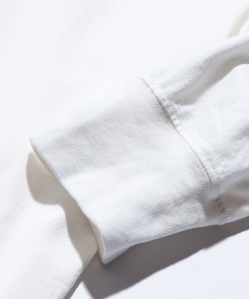 glamb(グラム)の「Deformed CS / デフォームカットソー(Tシャツ/カットソー・メンズ・ホワイト/ブラック・M/L/S)」の7枚目の写真