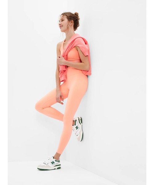 GAP（ギャップ）の「GapFit PowerMove ハイライズ レギンス（レギンス/スパッツ・レディース・コーラル/ネイビー/ブラック・S/M/XS/XXS/L）」の3枚目の写真