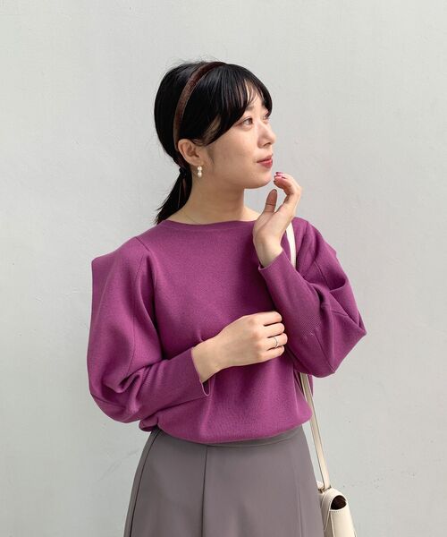 OPAQUE.CLIP（オペークドットクリップ）の「◆ベロアリボンカチューシャ（その他ヘアアクセサリー・レディース・ブラック/ダークブラウン/オリーブ・00）」の4枚目の写真