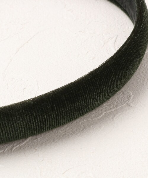 OPAQUE.CLIP（オペークドットクリップ）の「◆ベロアリボンカチューシャ（その他ヘアアクセサリー・レディース・ブラック/ダークブラウン/オリーブ・00）」の9枚目の写真