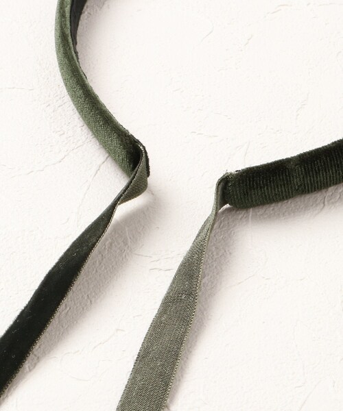 OPAQUE.CLIP（オペークドットクリップ）の「◆ベロアリボンカチューシャ（その他ヘアアクセサリー・レディース・ブラック/ダークブラウン/オリーブ・00）」の19枚目の写真