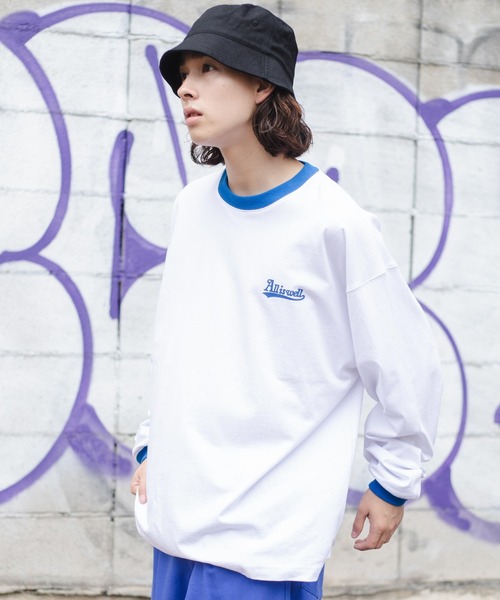 WEGO（ウィゴー）の「WEGO/ヘビーウエイト レトロロゴロンT（Tシャツ/カットソー・メンズ・ホワイト/サックスブルー/グリーン・MEDIUM/LARGE）」の14枚目の写真