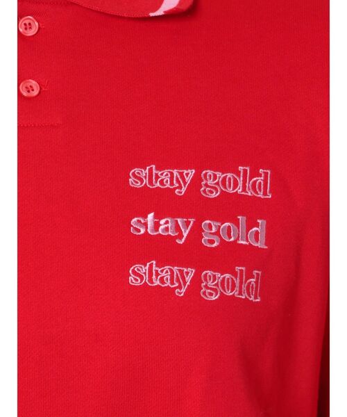 jouetie（ジュエティ）の「ルーズポロカラープルオーバー（ポロシャツ・レディース・ブラック/レッド/パープル・MEDIUM）」の16枚目の写真