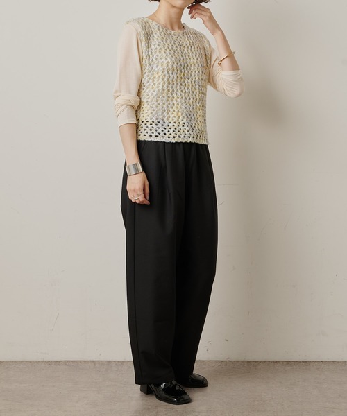 Omekashi（オメカシ）の「エナメルスクエアローファー（ローファー・レディース・ブラック・M/L/LL）」の6枚目の写真